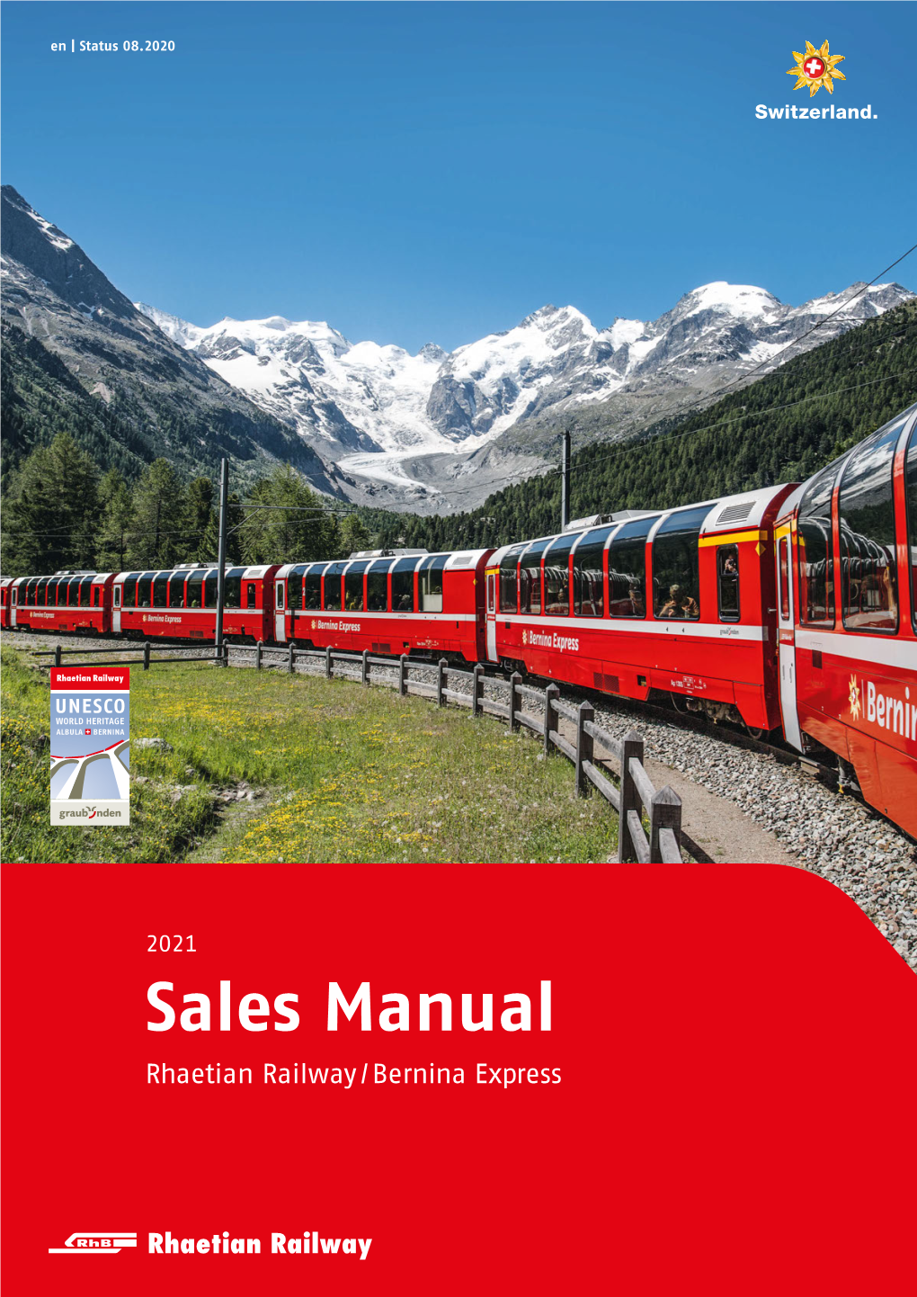 Sales Manual Rhaetian Railway / Bernina Express