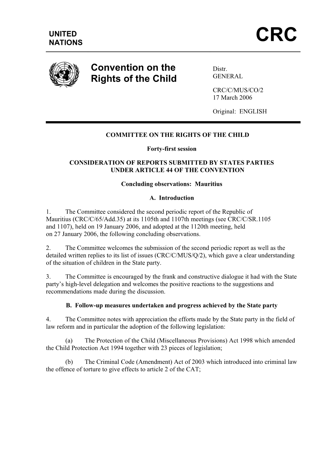 Committee on the Rights of the Child s35