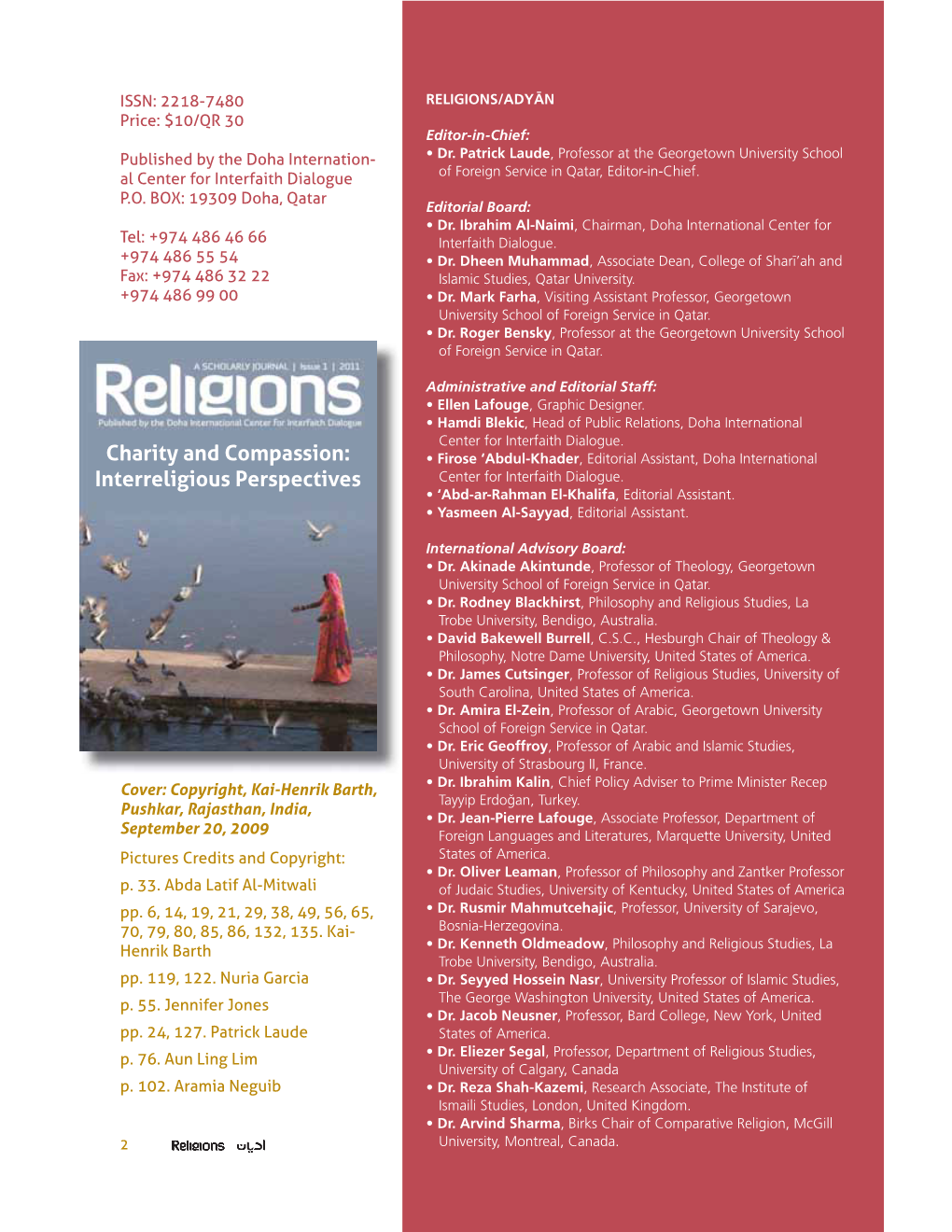 Charity and Compassion: Interreligious Perspectives