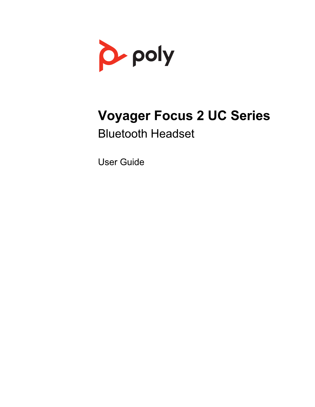 Voyager Focus 2 UC Series Bluetooth Headset