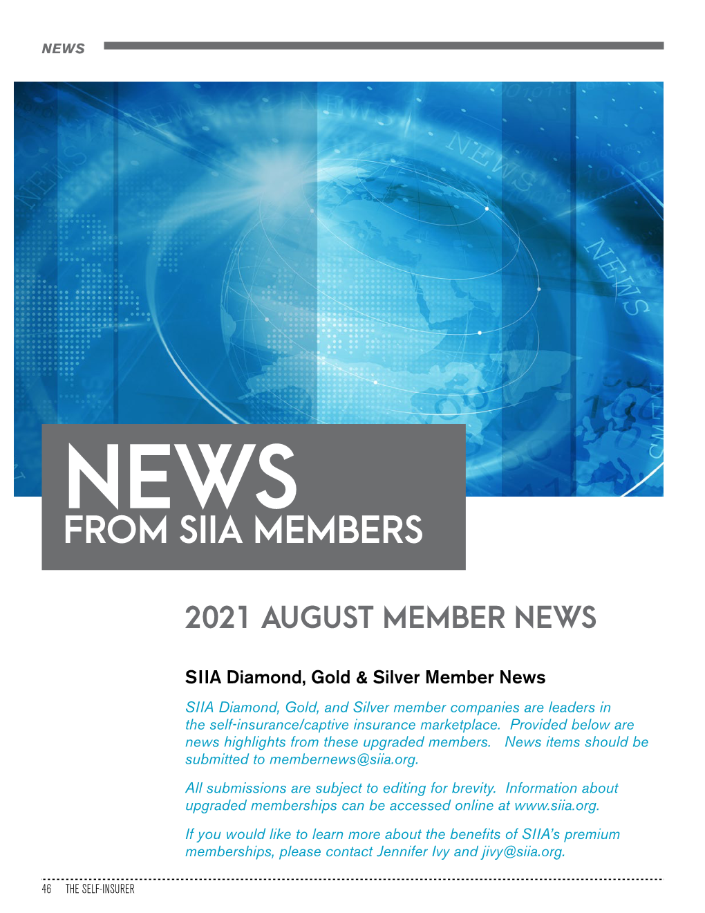 News from Siia Members