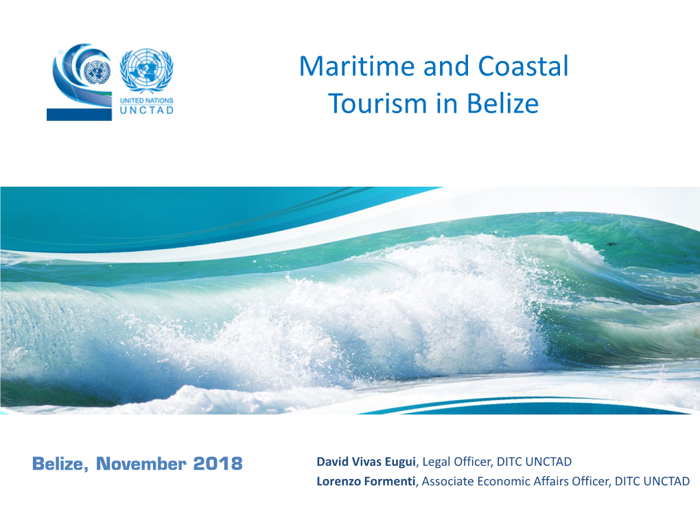 Maritime and Coastal Tourism in Belize