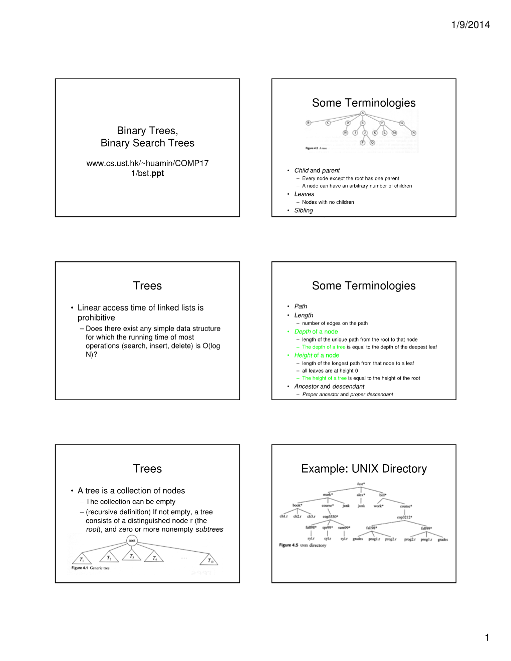 Some Terminologies