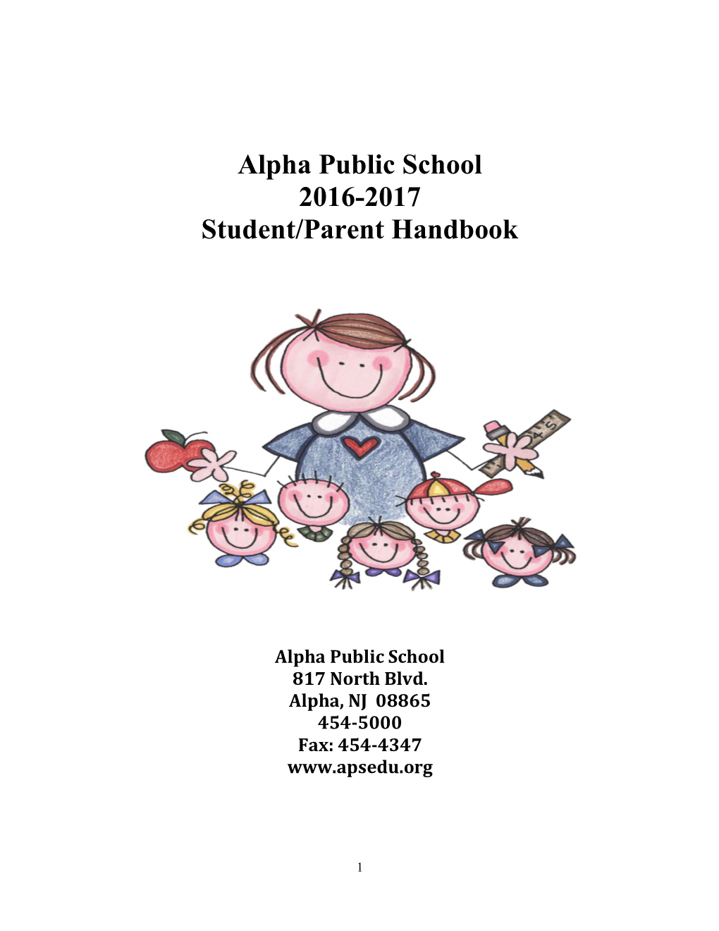 Alpha Public School 2016-2017 Student/Parent Handbook