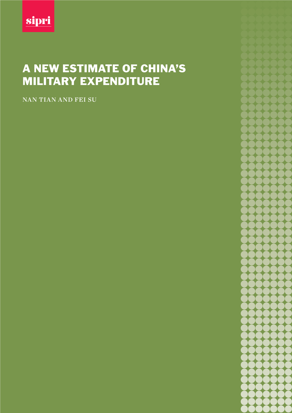 A New Estimate of Chinese Military Expenditure