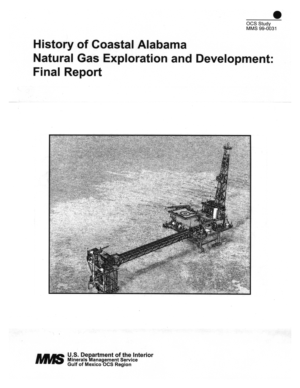 History of Coastal Alabama Natural Gas Exploration and Development : Final Report