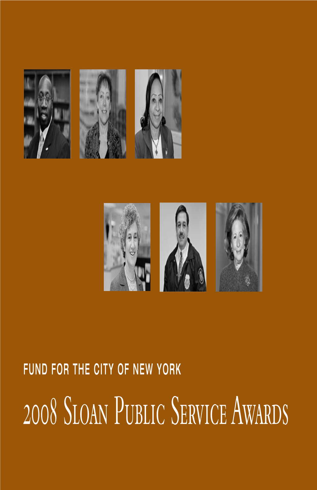 2008 Sloan Public Service Awards Interiorsloan2008.QX6 2/27/08 3:21 PM Page 1