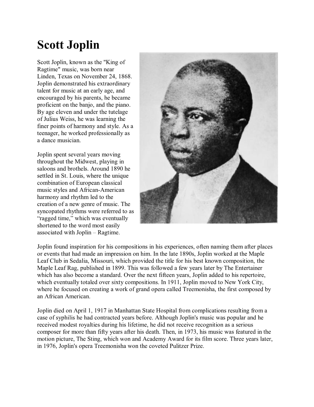 Scott Joplin