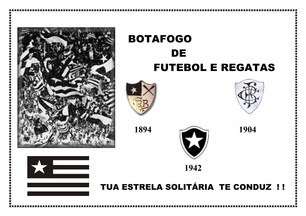 Botafogo De Futebol E Regatas