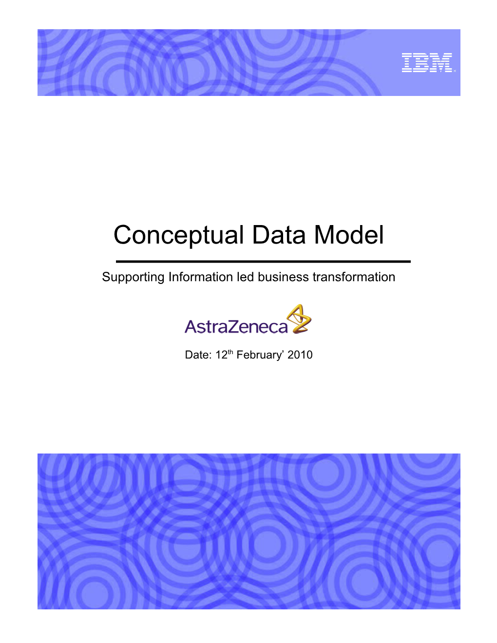 Conceptual Data Model