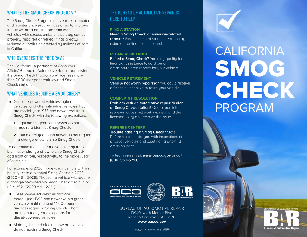 California Smog Check Program