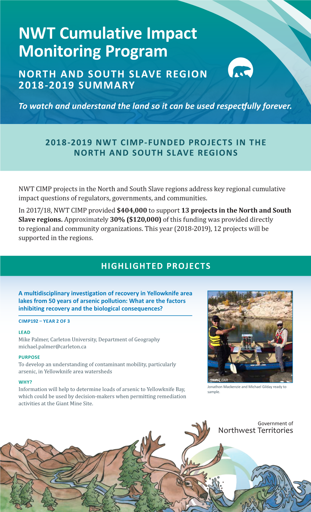 North and South Slave Region Project Summary Sheet