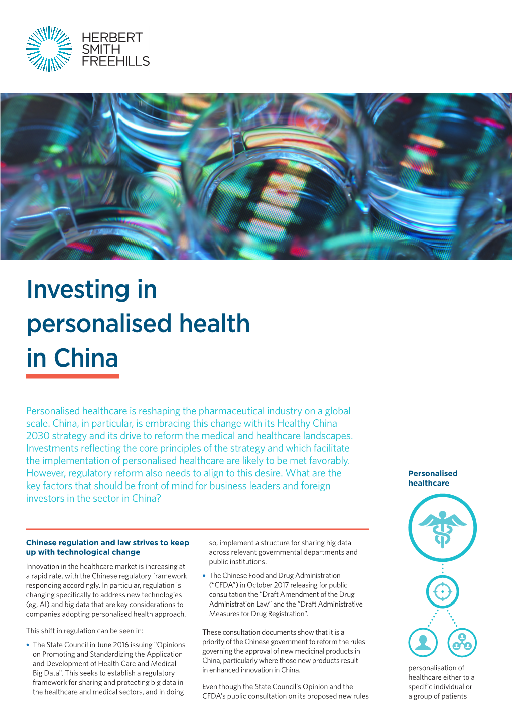 Investing in Personalised Health in China
