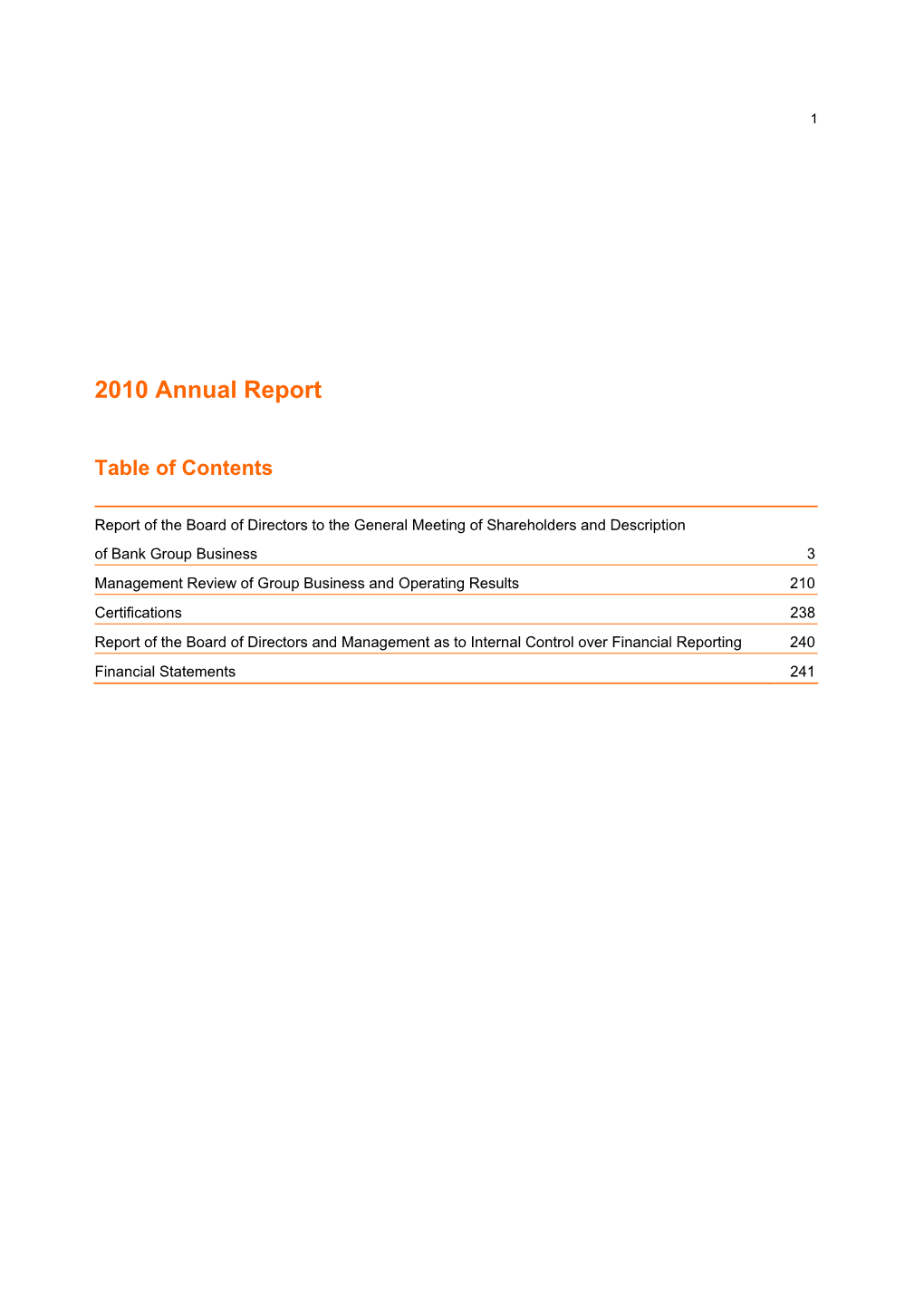 2010 Annual Report