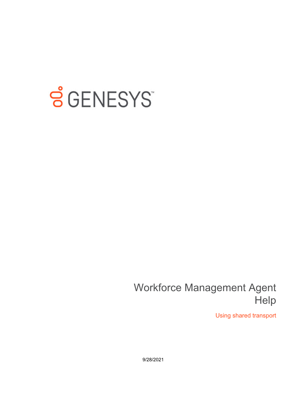 Workforce Management Agent Help