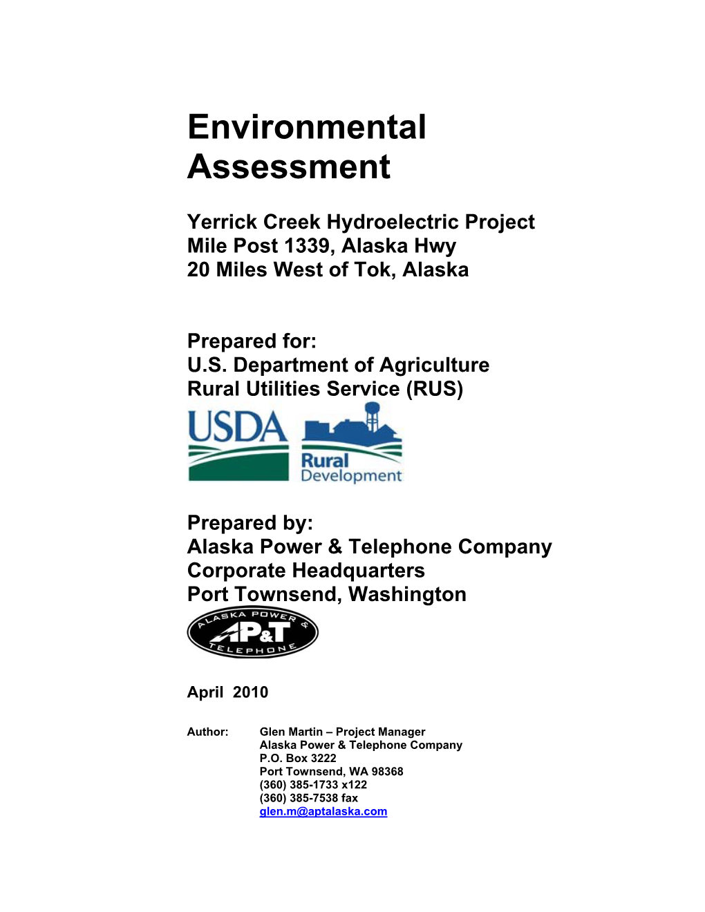 Environmental Assessment