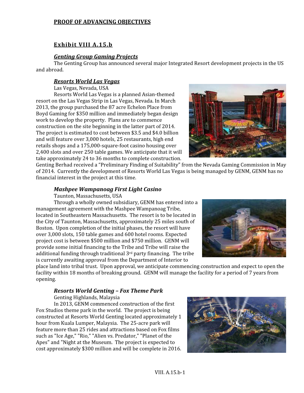 Resorts World Genting – Fox Theme Park Genting Highlands, Malaysia in 2013, GENM Commenced Construction of the First Fox Studios Theme Park in the World