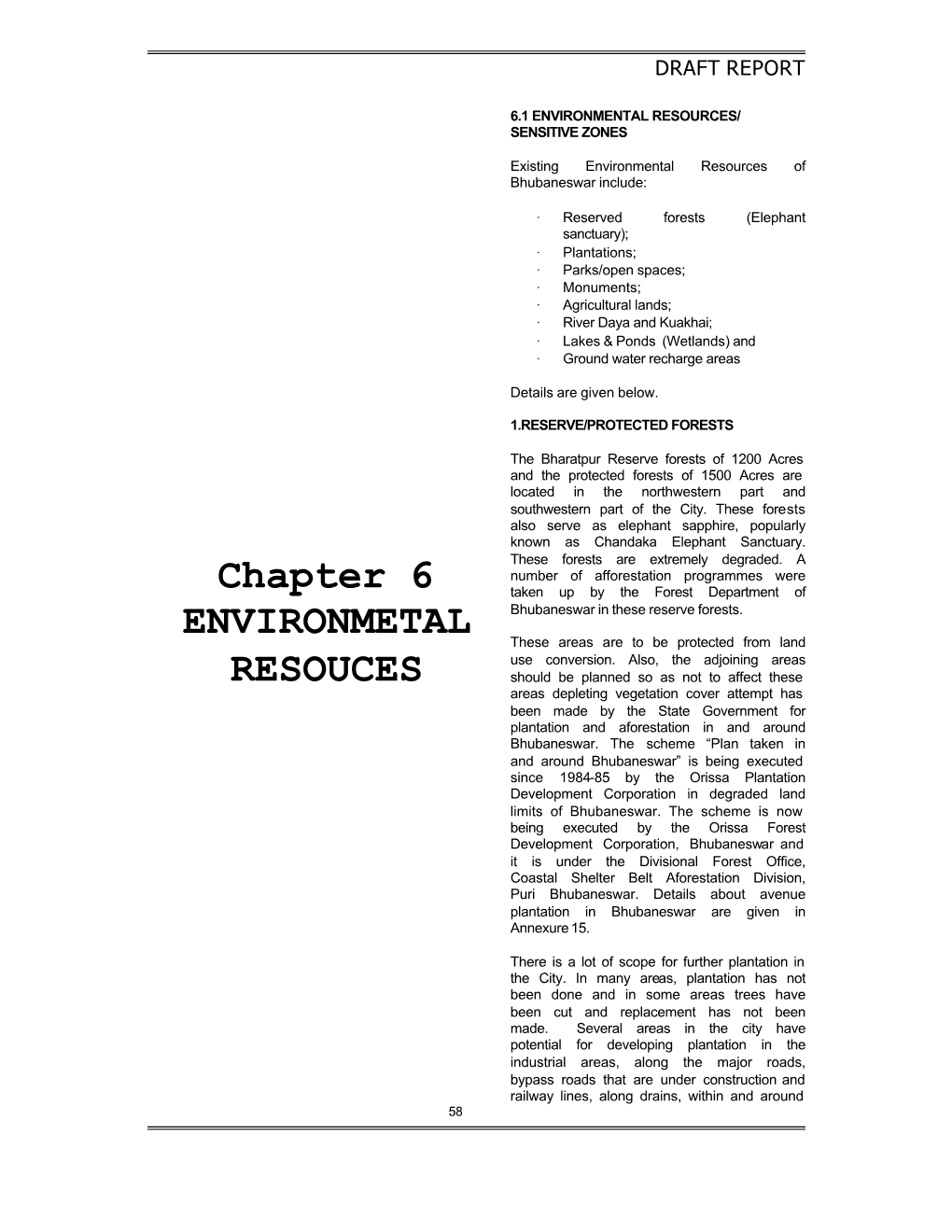 Chapter 6 Environmental Resources -New