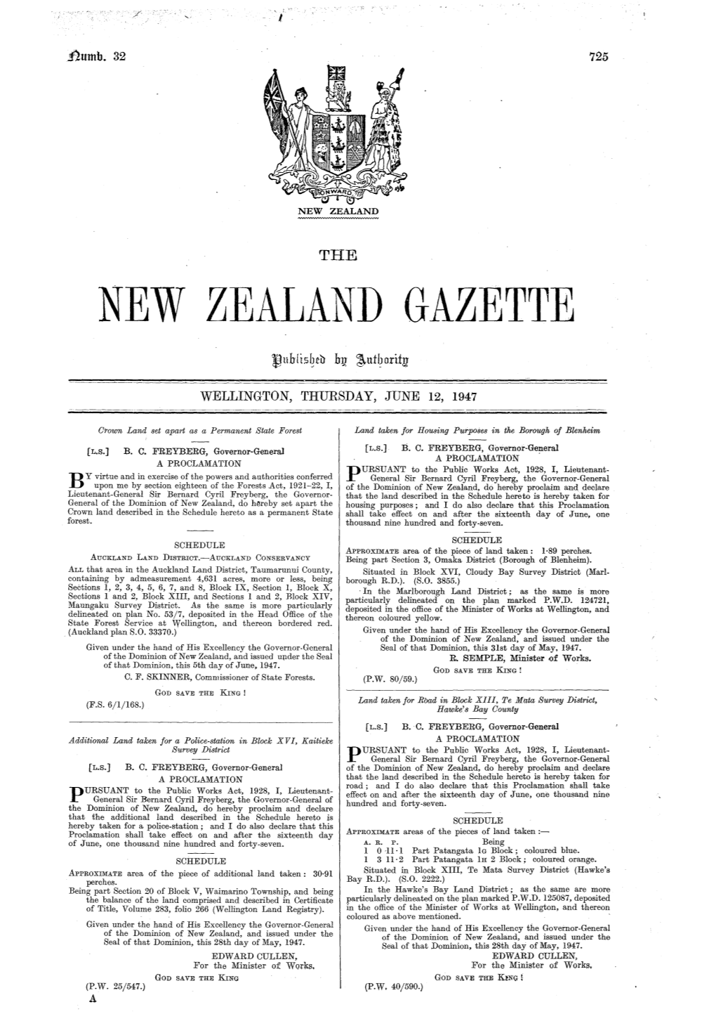 No 32, 12 June 1947