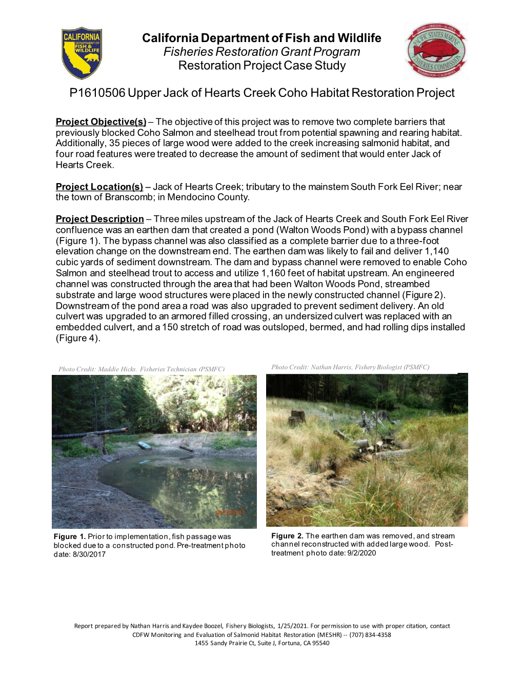 P1610506 Upper Jack of Hearts Creek Coho Habitat Restoration Project