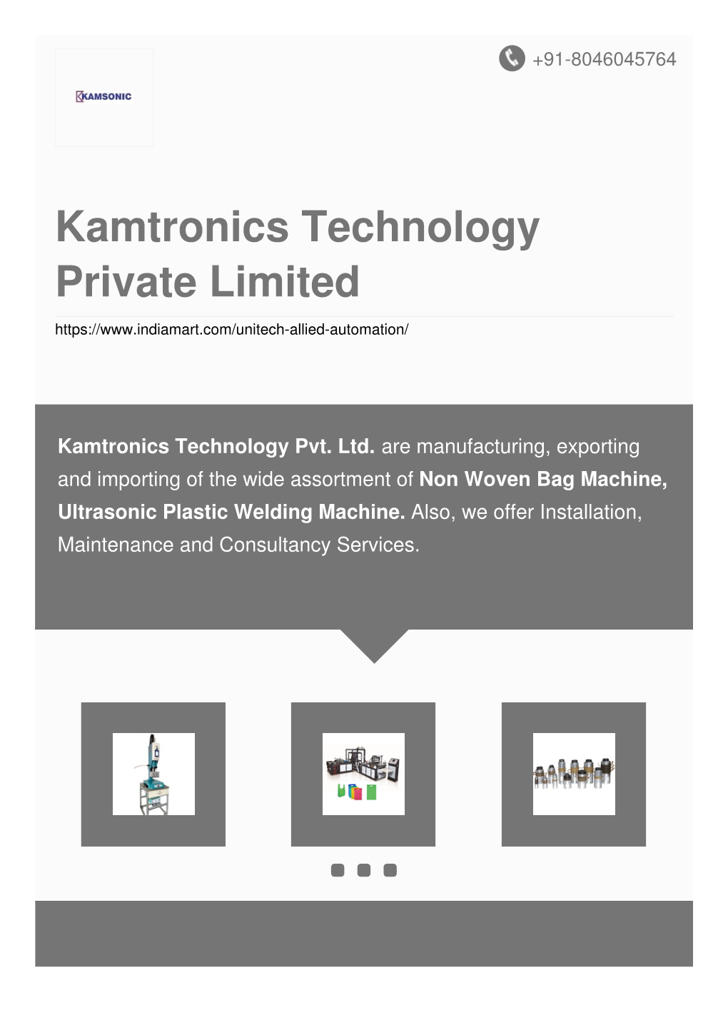 Kamtronics Technology Private Limited