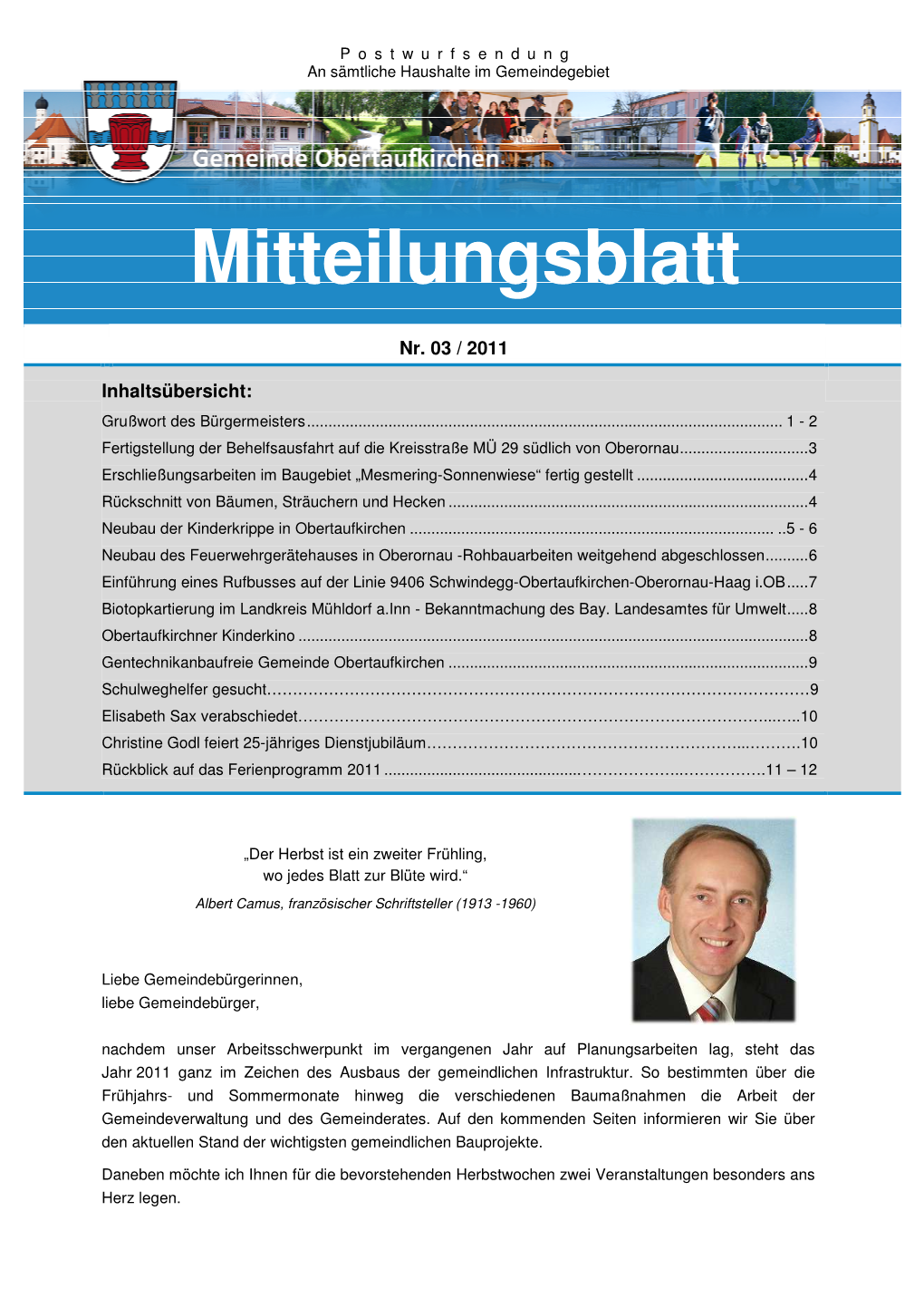 Mitteilungsblatt