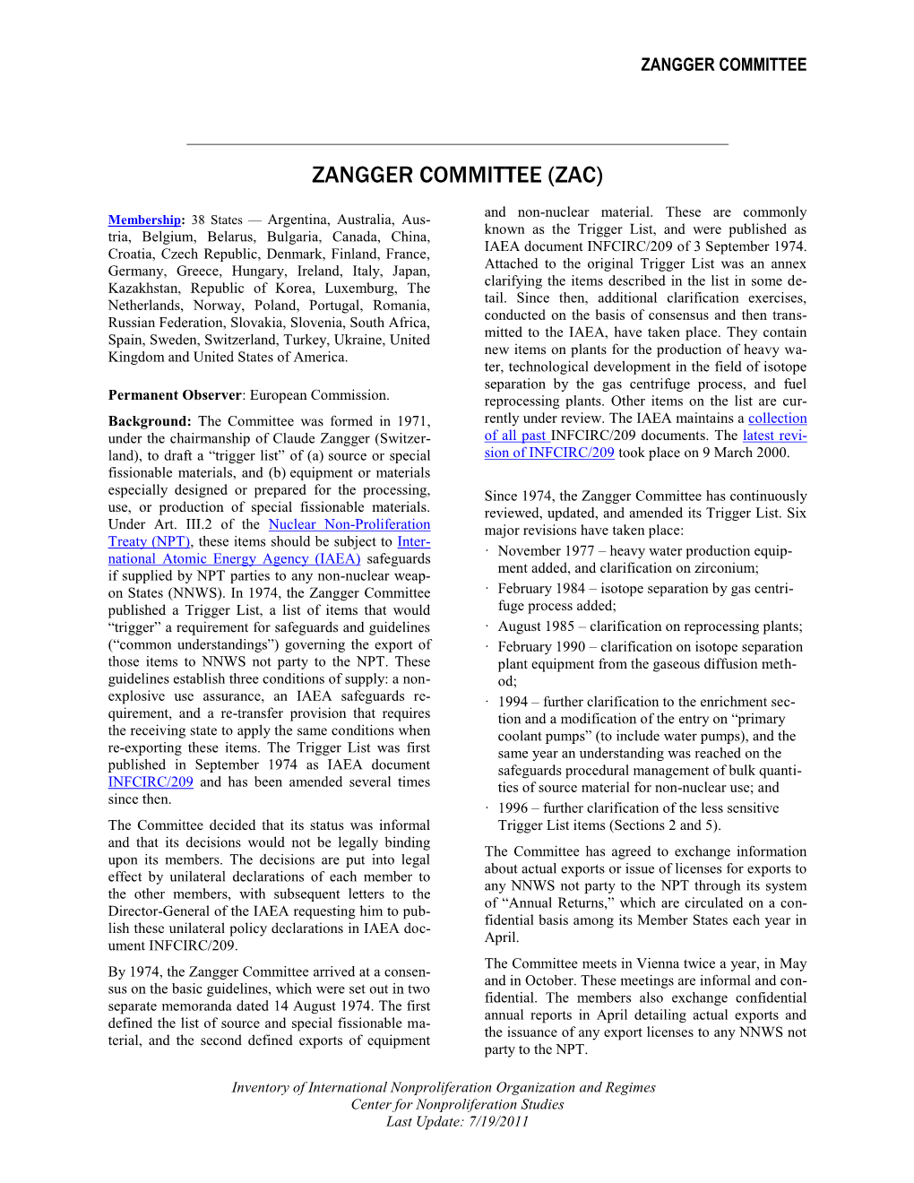 Zangger Committee