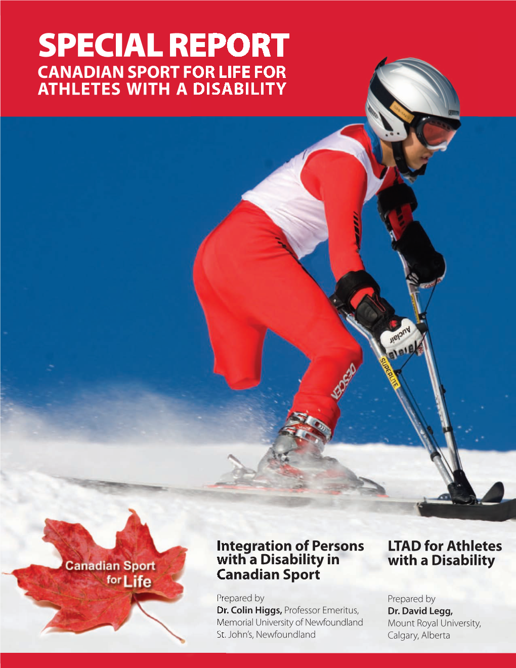 Special Report CS4L for Athletes with a Disability