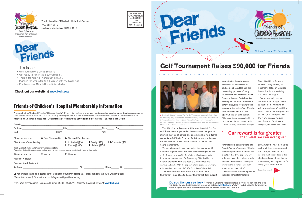 Golf Tournament Raises $90,000 for Friends