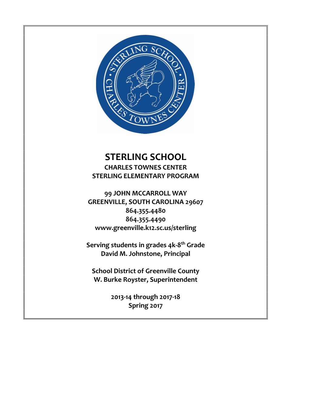 Sterling School Charles Townes Center Sterling Elementary Program