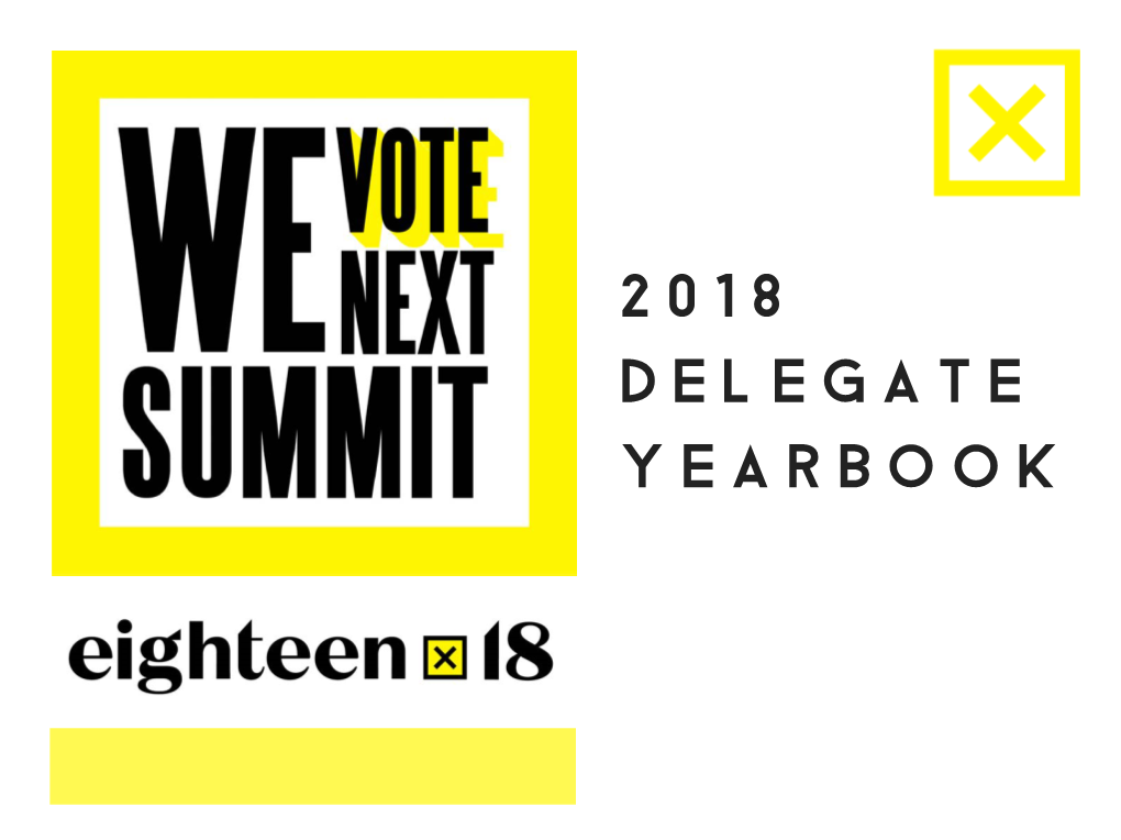 2018 Delegate Yearbook