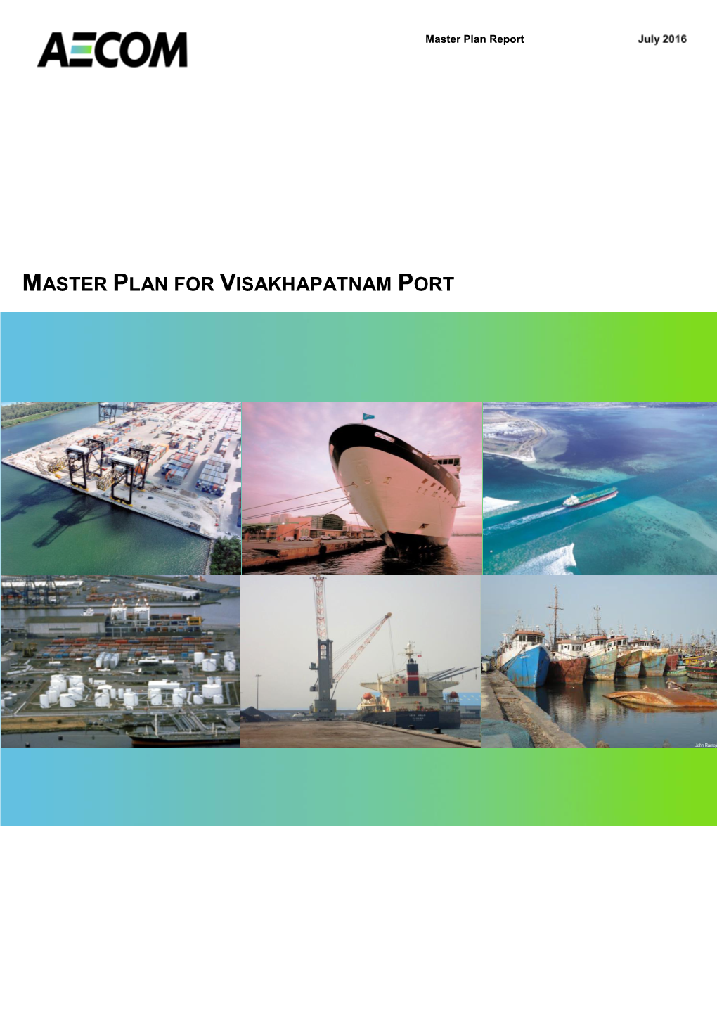 Master Plan for Visakhapatnam Port