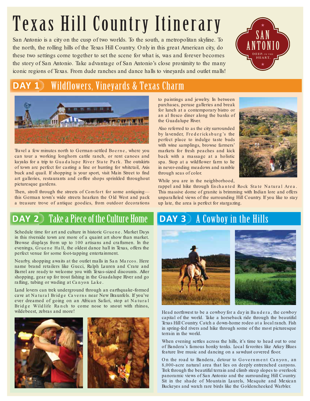 Texas Hill Country Itinerary