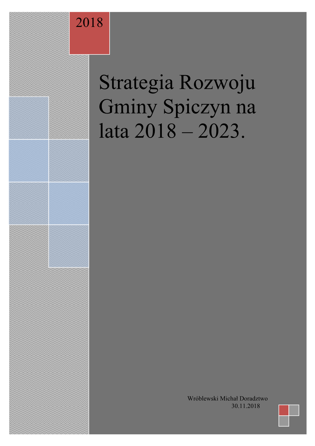 Strategia Rozwoju Gminy Spiczyn Na Lata 2018 – 2023