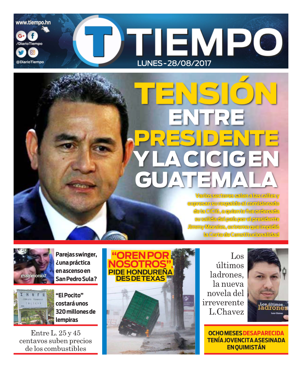 Entre Presidente Y La Cicig En Guatemala