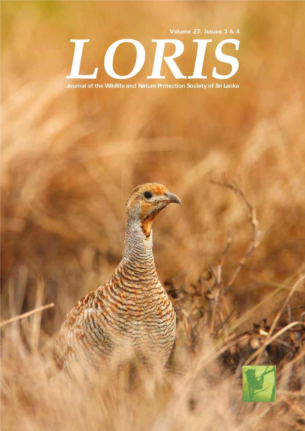 Journal of the Wildlife and Nature Protection Society of Sri Lanka