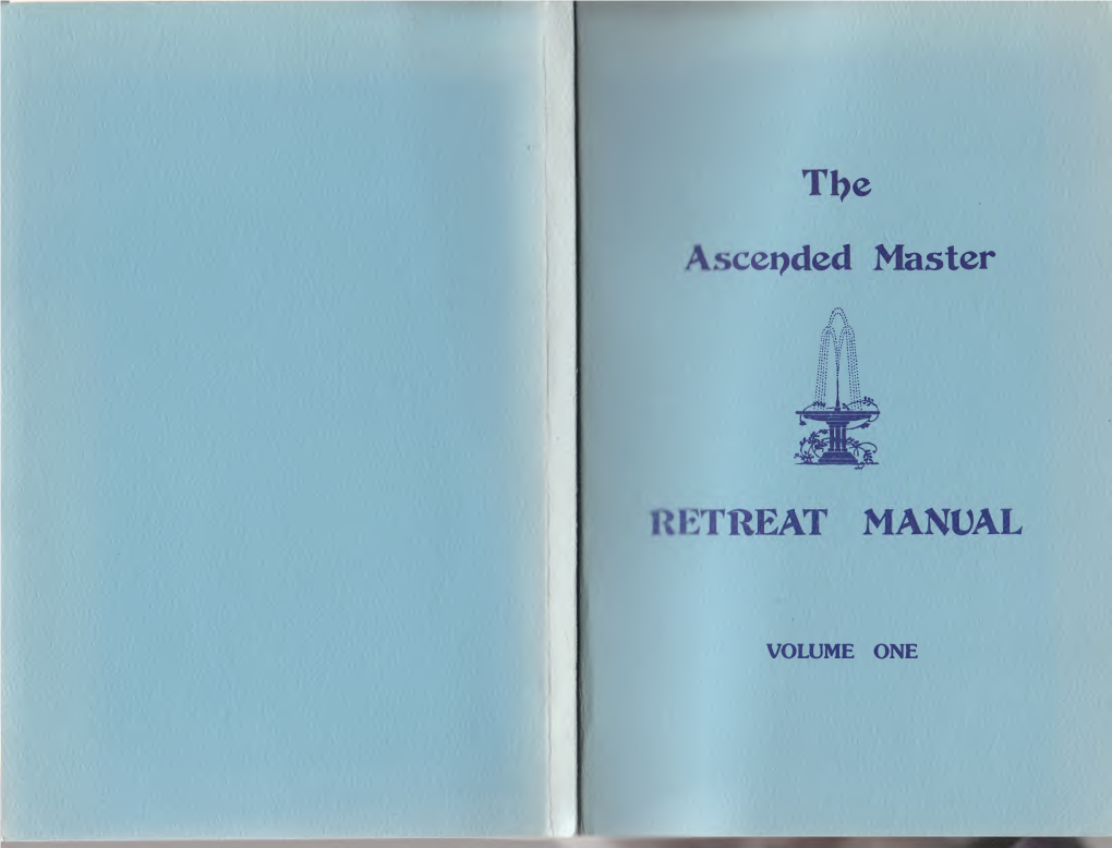 The Ascended Master Retreat Manual "SHAMBALLA" 3