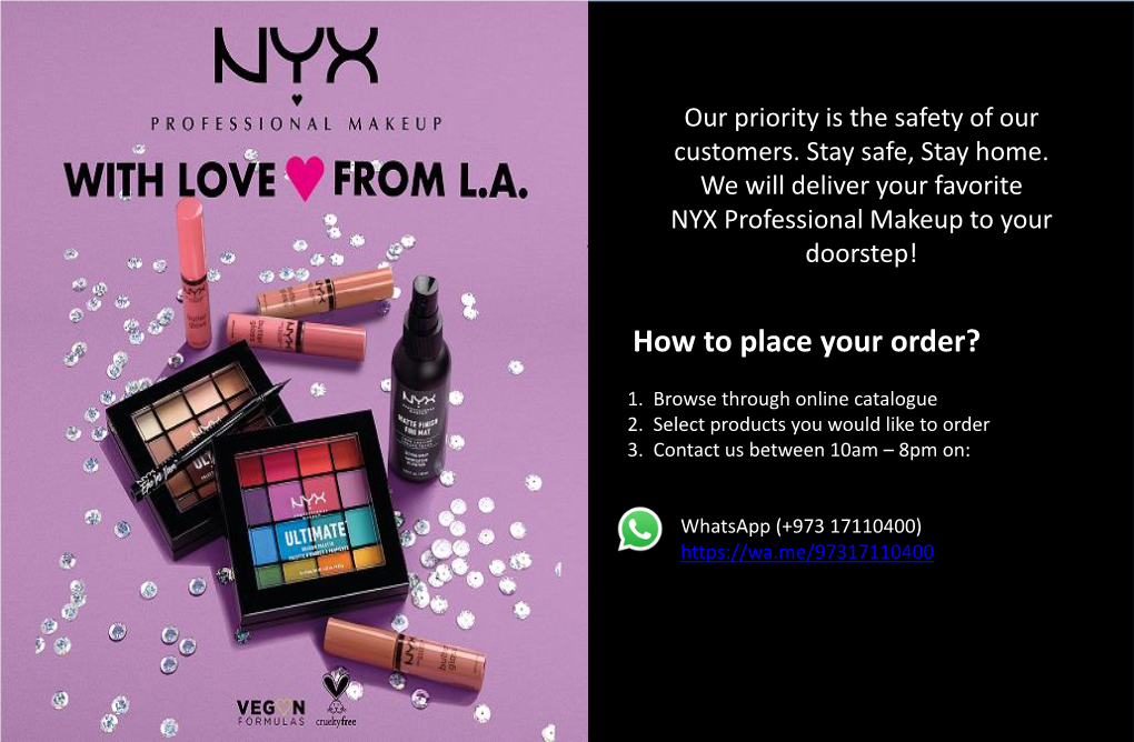NYX Professional Makeup to Your Doorstep!