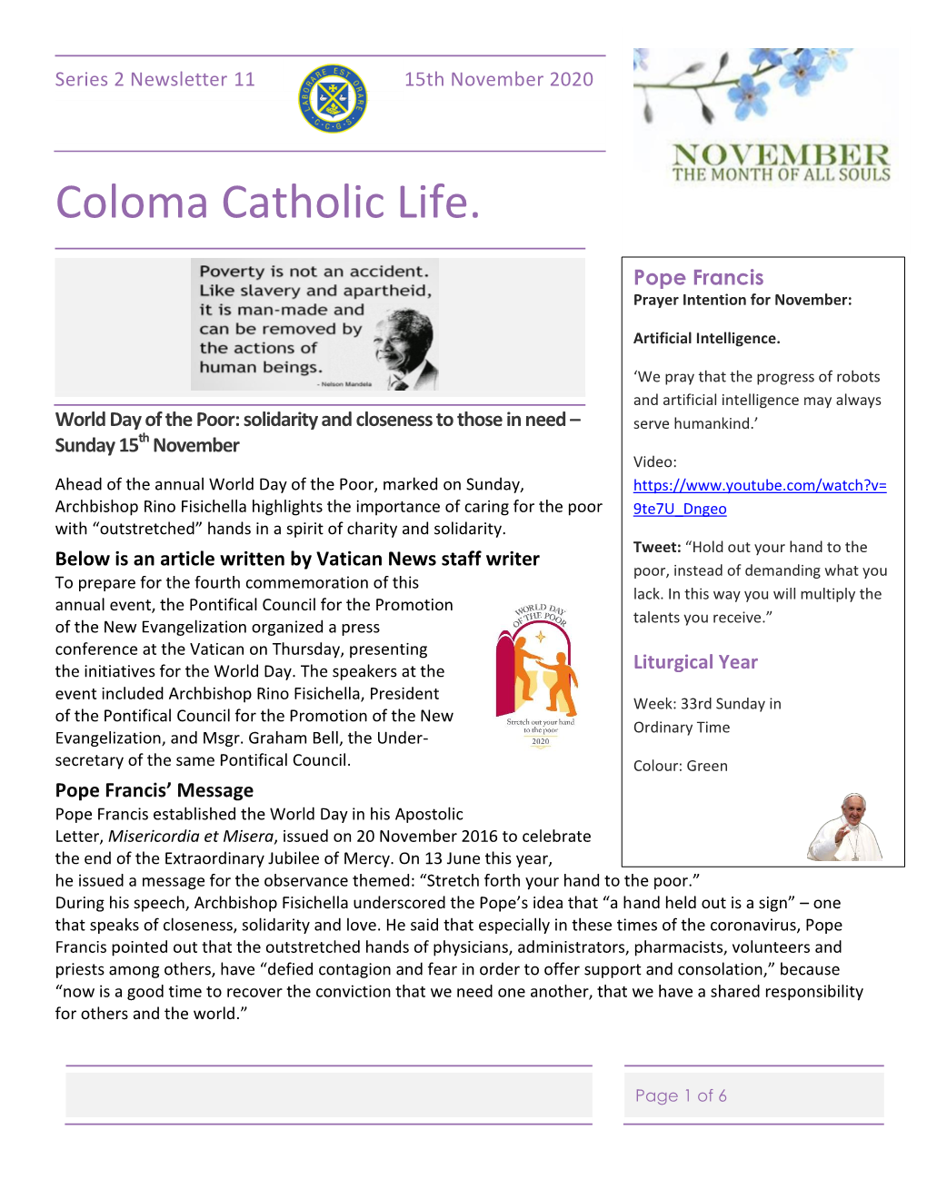 Coloma Catholic Life