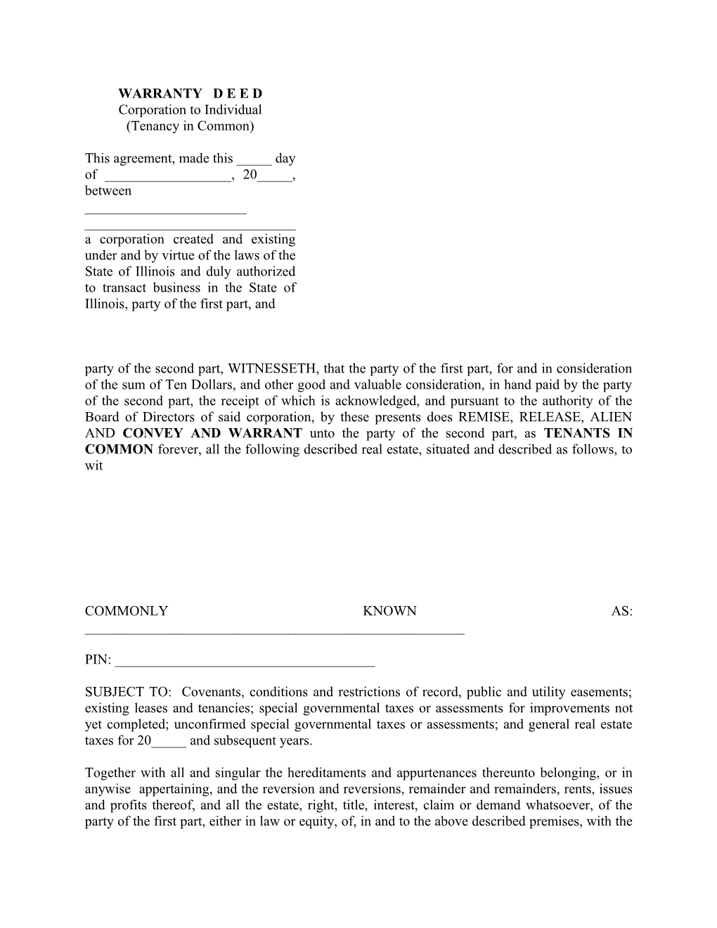 Corporation to Individual s1