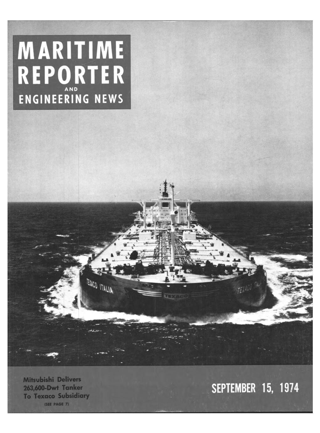 Engineering News September 15, 1974