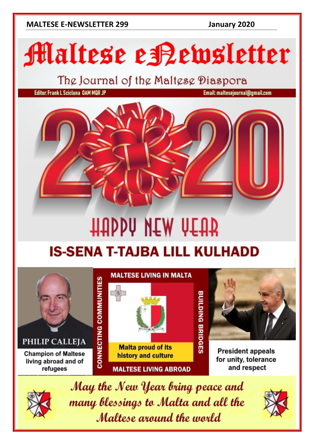 NEWSLETTER 299 January 2020