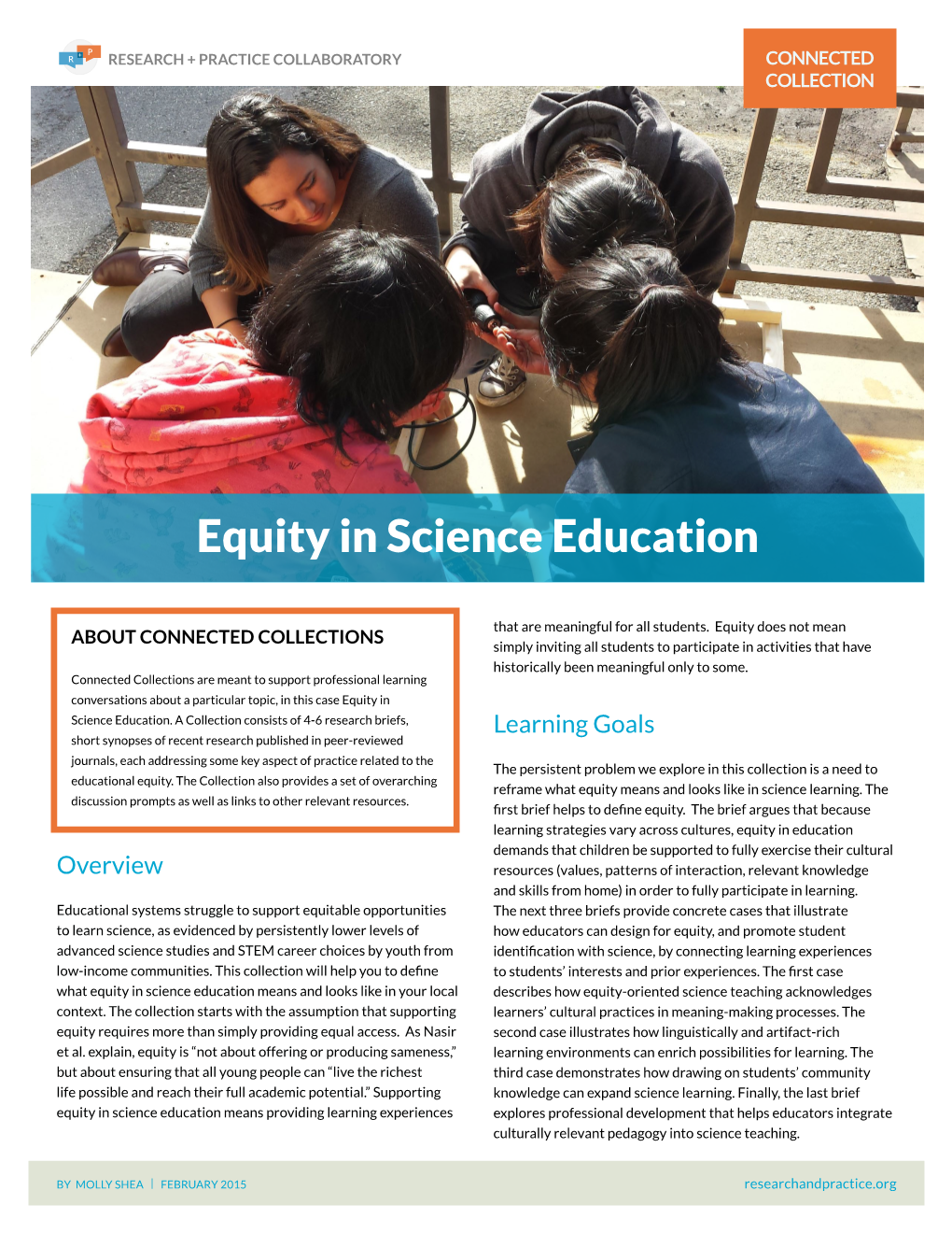 Equity in Science Education