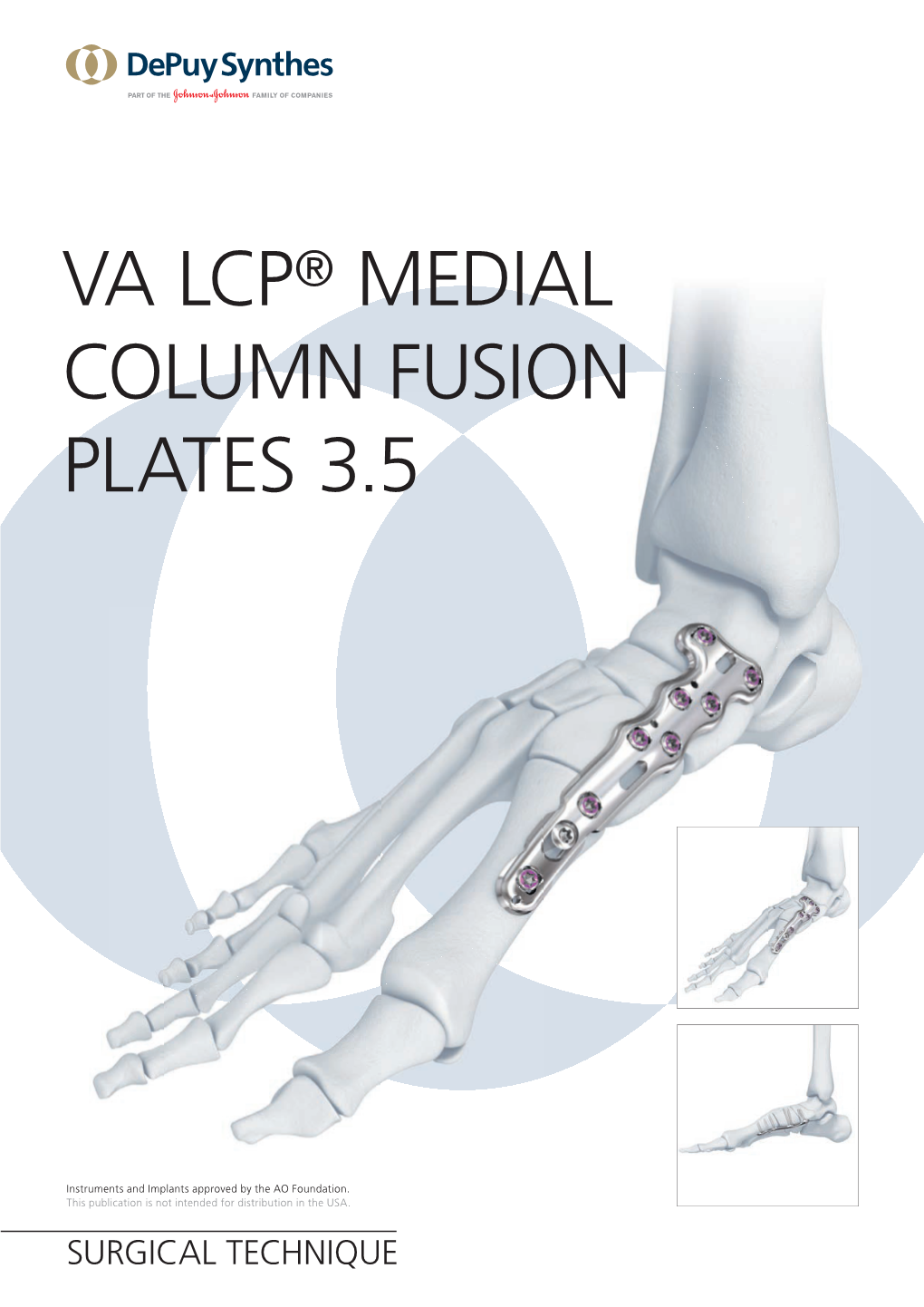 Va Lcp® Medial Column Fusion Plates 3.5