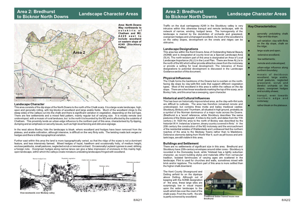 Bredhurst to Bicknor North Downs Landscape Character Areas