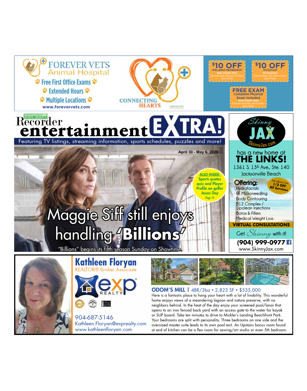 EXTRA! Featuring TV Listings, Streaming Information, Sports Schedules, Puzzles and More!