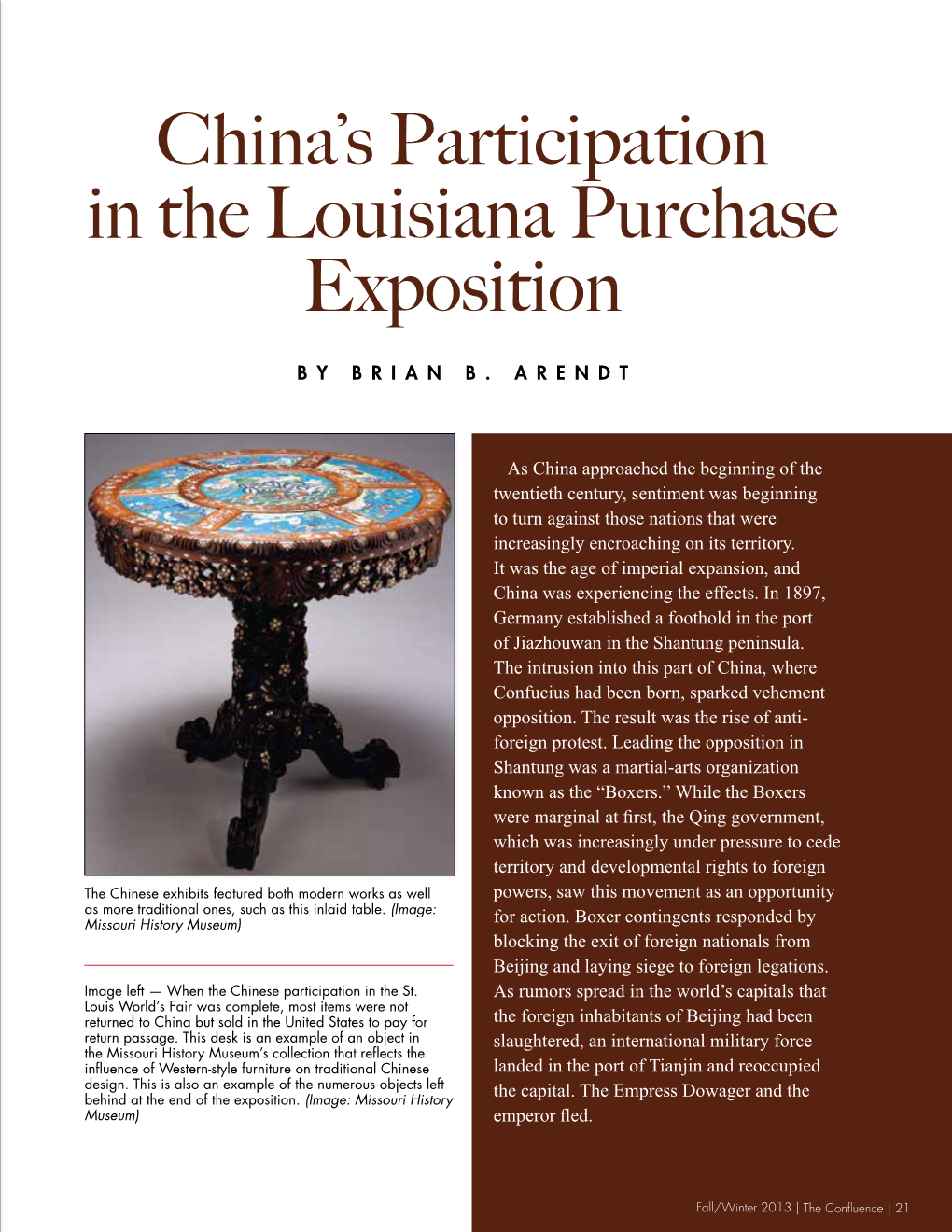 China's Participation in the Louisiana Purchase Exposition | The