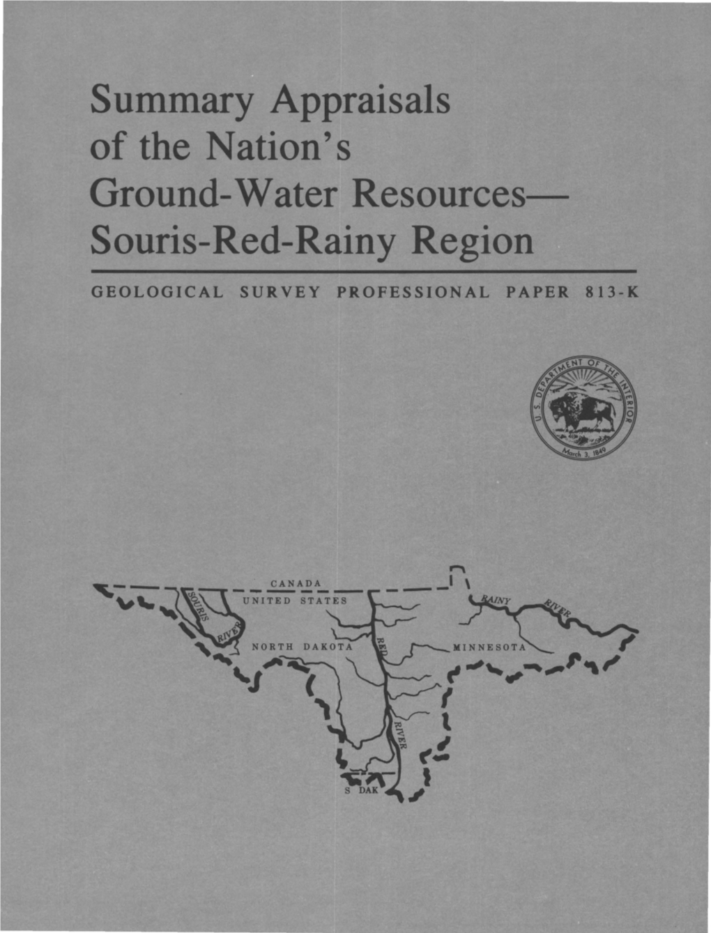 Summary Appraisals Souris-Red-Rainy Region