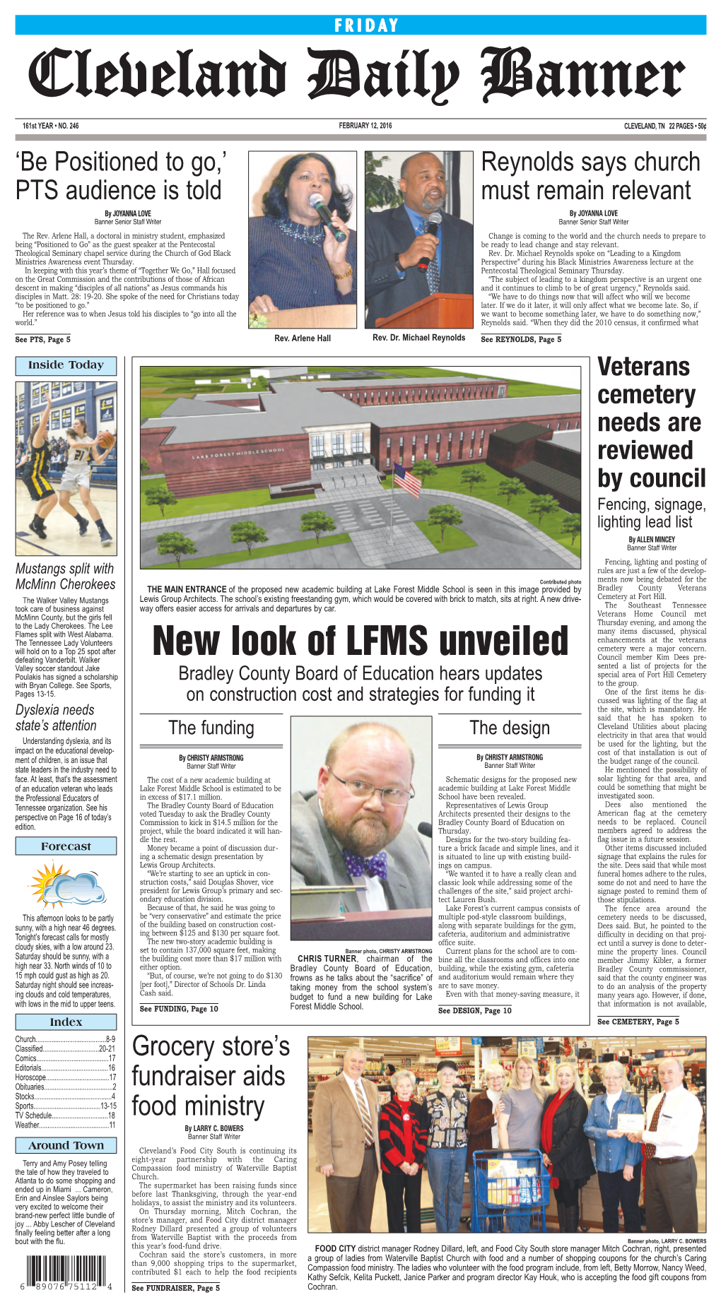 New Look of LFMS Unveiled Cemetery Were a Major Concern