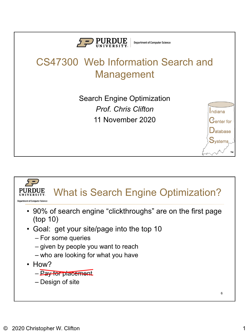 Search Engine Optimization Prof